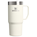 Thermobecher mit spritzgeschütztem Deckel und Doppelwand 473 ml Stanley farbe beige zweite Vorderansicht