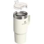 Thermobecher mit spritzgeschütztem Deckel und Doppelwand 473 ml Stanley farbe beige