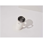 Thermobecher mit spritzgeschütztem Deckel und Doppelwand 473 ml Stanley farbe beige Lifestyle-Bild