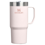 Thermobecher mit spritzgeschütztem Deckel und Doppelwand 473 ml Stanley farbe hellrosa zweite Vorderansicht