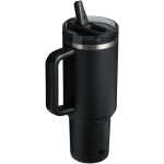 Stanley Thermobecher 1,18 l mit klappbarem Trinkhalm, auslaufsicher farbe schwarz zweite Rückansicht