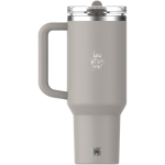Stanley Thermobecher 1,18 l mit klappbarem Trinkhalm, auslaufsicher farbe grau Druckansicht des Logos 2