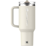 Stanley Thermobecher 1,18 l mit klappbarem Trinkhalm, auslaufsicher farbe beige Druckansicht des Logos 2