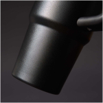 Stanley Thermobecher 890 ml mit Drehdeckel und wiederverwendbarem Trinkhalm farbe schwarz Detailansicht 3