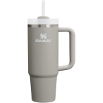 Stanley Thermobecher 890 ml mit Drehdeckel und wiederverwendbarem Trinkhalm farbe grau