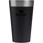 Stapelbarer Thermobecher mit Vakuumisolierung 470 ml Stanley farbe schwarz