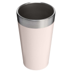 Stapelbarer Thermobecher mit Vakuumisolierung 470 ml Stanley farbe hellrosa