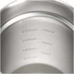 Thermobecher aus Edelstahl mit spritzgeschütztem Deckel 710 ml Stanley farbe schwarz Detailansicht 1