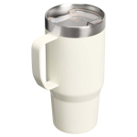 Thermobecher aus Edelstahl mit spritzgeschütztem Deckel 710 ml Stanley farbe beige zweite Rückansicht