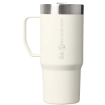 Thermobecher aus Edelstahl mit spritzgeschütztem Deckel 710 ml Stanley farbe beige Druckansicht des Logos 2