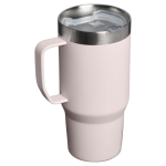 Thermobecher aus Edelstahl mit spritzgeschütztem Deckel 710 ml Stanley farbe hellrosa zweite Rückansicht