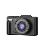 Prixton Digitalkamera 64 MP mit klappbarem 3-Zoll-IPS-Display farbe schwarz