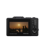 Prixton Digitalkamera 64 MP mit klappbarem 3-Zoll-IPS-Display farbe schwarz zweite Rückansicht