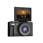 Prixton Digitalkamera 64 MP mit klappbarem 3-Zoll-IPS-Display farbe schwarz Detailansicht 1
