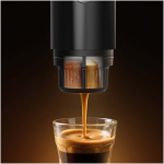 Tragbare Espressomaschine mit Akku, 15 bar, 80 ml Prixton farbe schwarz