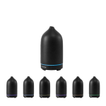 Prixton Luftbefeuchter mit LED-Licht in 7 Farben und Timer farbe schwarz zweite Ansicht