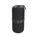 Kabelloser Bluetooth-Lautsprecher mit Mikrofon und USB-C 30 W Prixton farbe schwarz dritte Vorderansicht