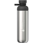 Trinkflasche aus Edelstahl mit zwei Öffnungen und auslaufsicherem Deckel 900 ml Mepal farbe schwarz Druckansicht des Logos 2