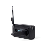 Notfallradio mit Powerbank Nordic Drift Titan 4000mAh farbe schwarz vierte Ansicht