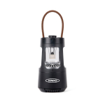 Campinglampe mit Lautsprecher und USB-C-Ladefunktion Nordic Drift Everest 10W farbe schwarz Ansicht mit Logo