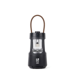 Campinglampe mit Lautsprecher und USB-C-Ladefunktion Nordic Drift Everest 10W farbe schwarz Ansicht mit Druckbereich