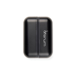 Magnetischer Handwärmer mit Powerbank Nordic Drift Everest 6000mAh farbe schwarz Ansicht mit Logo