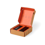 Magnetischer Handwärmer mit Powerbank Nordic Drift Everest 6000mAh farbe schwarz Ansicht mit Box