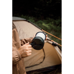 Wiederaufladbare Campinglampe mit Kurbel 300 lm Nordic Drift Everest farbe schwarz Lifestyle-Bild 2