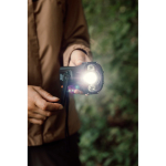 Notfalltaschenlampe mit Kurbel 2000mAh Nordic Drift Everest farbe schwarz Lifestyle-Bild 2