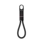 USB-C-Schnellladekabel mit Karabiner Nordic Drift Everest 60W farbe schwarz zweite Ansicht