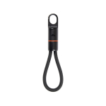 USB-C-Schnellladekabel mit Karabiner Nordic Drift Everest 60W farbe schwarz