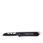 Klappmesser aus Edelstahl Nordic Drift Adventure farbe schwarz Ansicht mit Druckbereich