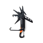Multifunktionswerkzeug mit 12 Funktionen und Karabiner Nordic Drift Adventure farbe schwarz dritte Ansicht