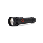 Wiederaufladbare Taschenlampe mit verstellbarem Zoom und 1000 lm Nordic Drift Everest farbe schwarz dritte Ansicht
