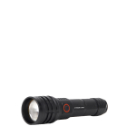 Wiederaufladbare Taschenlampe mit verstellbarem Zoom und 1000 lm Nordic Drift Everest farbe schwarz Ansicht mit Druckbereich