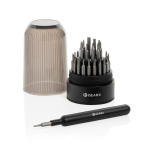 Multifunktions-Schraubendreher-Set aus Aluminium 31-in-1 GearX farbe schwarz