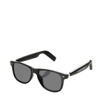 Intelligente Audio-Brille mit KI-Übersetzung, polarisiert, UV400 farbe schwarz Ansicht mit Druckbereich
