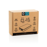 Ultraflaches Ladegerät mit Reiseadaptern und USB-C 65W farbe weiß zweite Ansicht mit Box