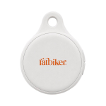 Intelligenter Tracker mit Licht, kompatibel mit iOS und Android farbe weiß Ansicht mit Logo