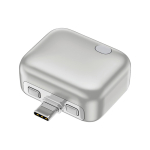 Intelligenter USB-C-Ladeadapter mit Überladeschutz 140W farbe silber