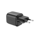 Kompaktes, umweltfreundliches USB-Ladegerät mit EU-Stecker 100W farbe schwarz zweite Ansicht