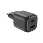 Kompaktes, umweltfreundliches USB-Ladegerät mit EU-Stecker 100W farbe schwarz