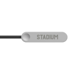 USB-C-auf-USB-C-Ladekabel mit verstellbarem Handyhalter 65W farbe schwarz Ansicht mit Logo