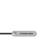 USB-C-auf-USB-C-Ladekabel mit verstellbarem Handyhalter 65W farbe schwarz Ansicht mit Druckbereich