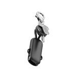 Schlüsselanhänger-Ladekabel aus recyceltem Kunststoff 4-in-1, Schnellladen 100W farbe schwarz siebte Ansicht