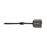 Einziehbares USB-C-auf-USB-C-Ladekabel 120 cm 16 Pins 100 W farbe grau Ansicht mit Logo