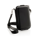 Harte Reise-Organizer-Tasche mit Nackenband Swiss Peak farbe schwarz