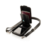 Harte Reise-Organizer-Tasche mit Nackenband Swiss Peak farbe schwarz vierte Ansicht