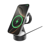 Faltbares 3-in-1-Ladegerät, kabellos, mit Schnellladefunktion, 25 W farbe grau fünfte Ansicht