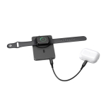 Magnetische Powerbank mit kabelloser Ladefunktion, 15 W, 5.000 mAh farbe schwarz sechste Ansicht